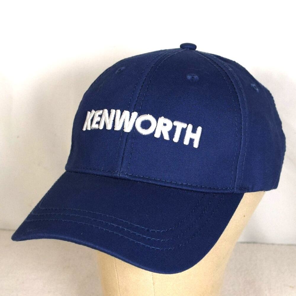 BDA Blue Ballcap Kenworth Spellout White Letters Embroidery Never Worn One Size